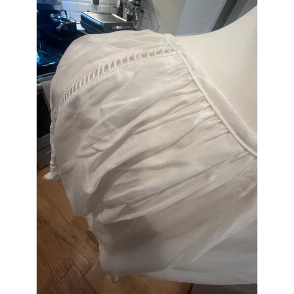 BROADWAY COLLECTION SHORT SLEEVE V NECK WITH TIE WOMENS TOP SIZE XL - Picture 7 of 9